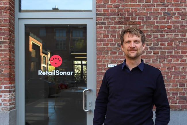 2 CEO Dieter outside RetailSonar offices