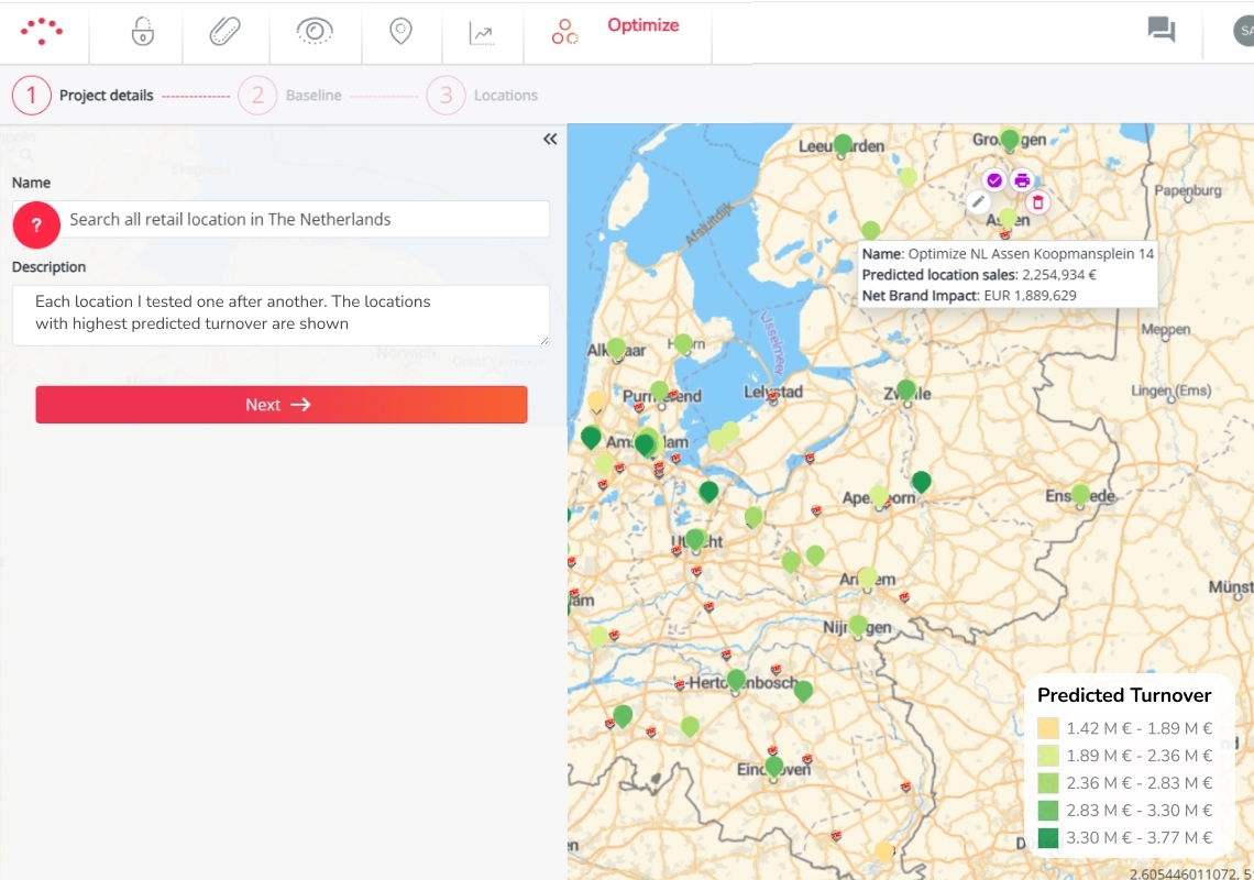 Expansion management QSR Netherlands Belgium - Optimizing your network