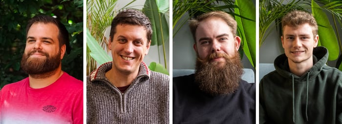 New colleagues! Meet our colleagues Bram, Daan, Nicolas and Jonas
