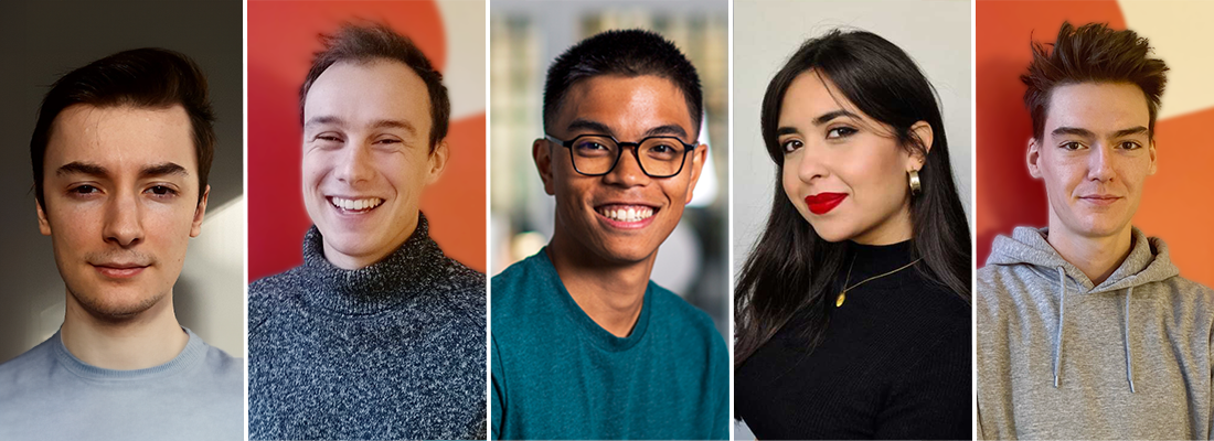 Fresh blood! Get to know Eya, Sam, Antony, Tibo and Rick